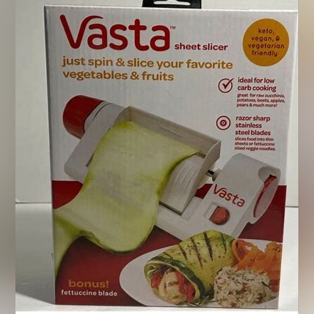 Vista Sheet Slicer with bonus fettuccine slicer